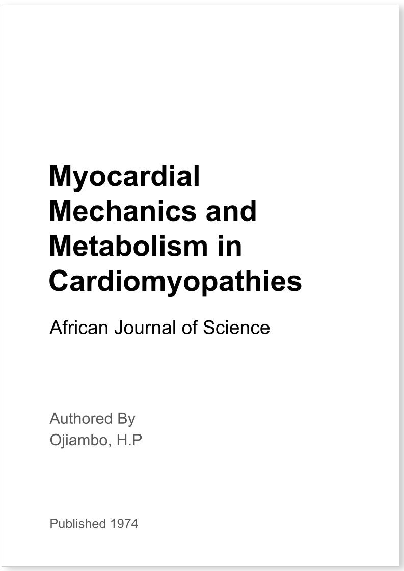 Myocardial Mechanics and Metabolism in Cardiomyopathies
