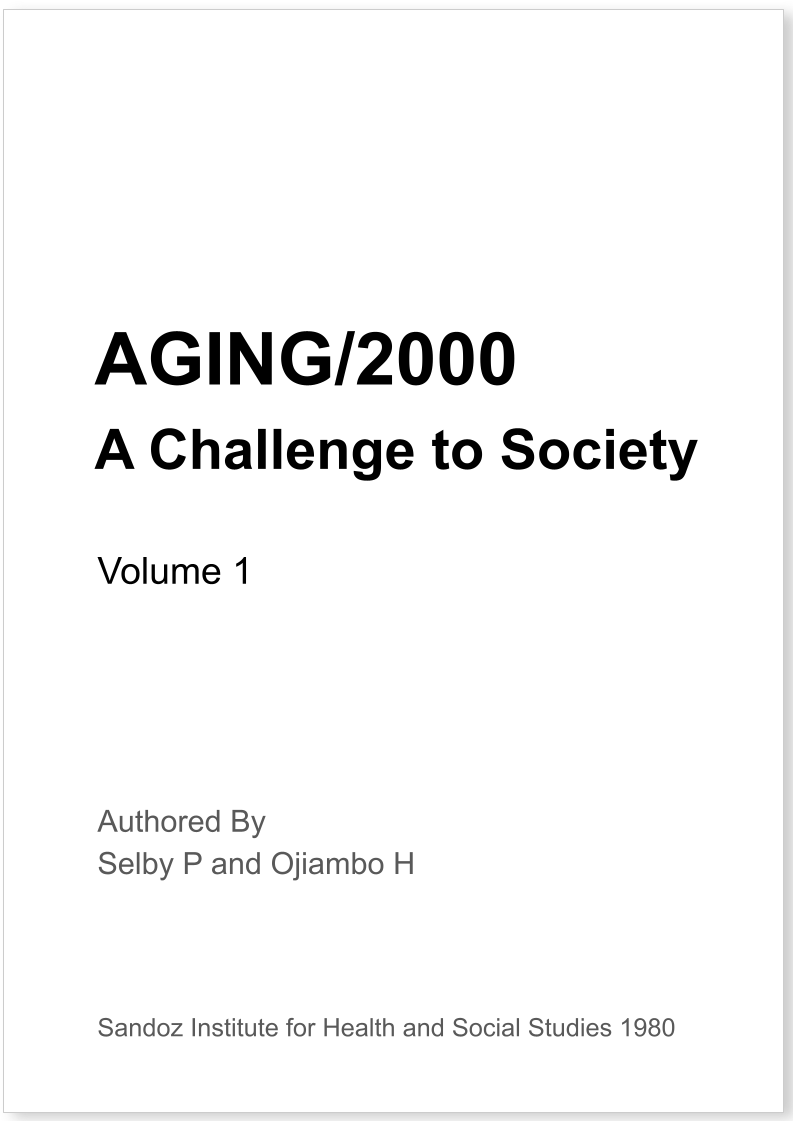 AGING-2000 A Challenge to Society