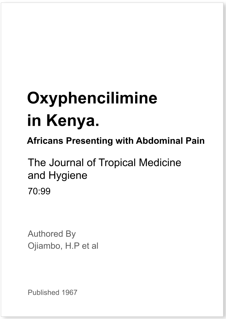 Oxyphencilimine in Kenya